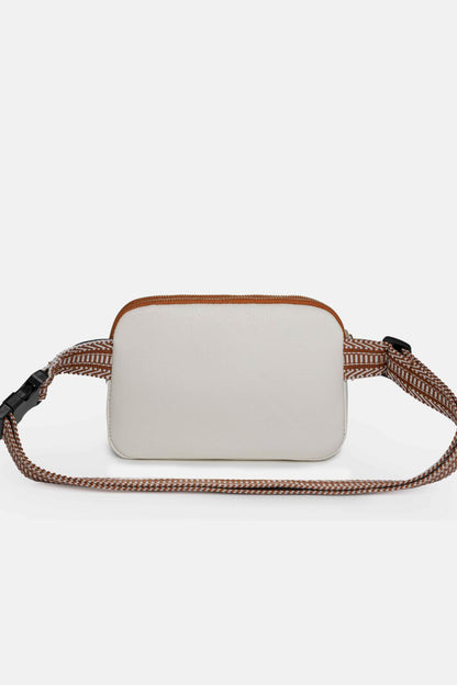 PU Leather Rectangle Crossbody Bag