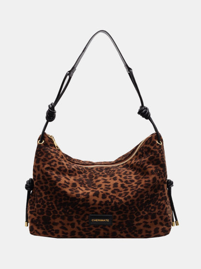 Suede Large Shoulder Bag