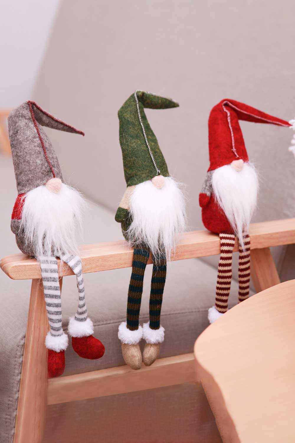 3-Pack Christmas Long Leg Faceless Gnomes